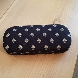 Vera Bradley hard shell eyeglass case- Navy